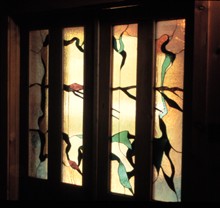 Abstract Stained Glass Window