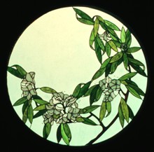 Floral Stained Glass Window