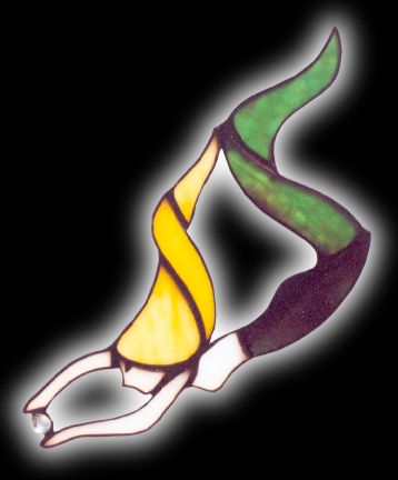 Mermaid suncatcher stained glass Mermaid suncatcher