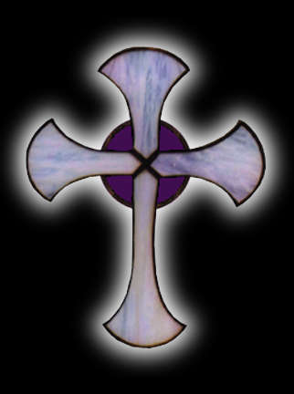 Celtic Christian Cross suncatcher stained glass Celtic Christian Cross suncatcher