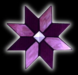 stained glass Star suncatcher